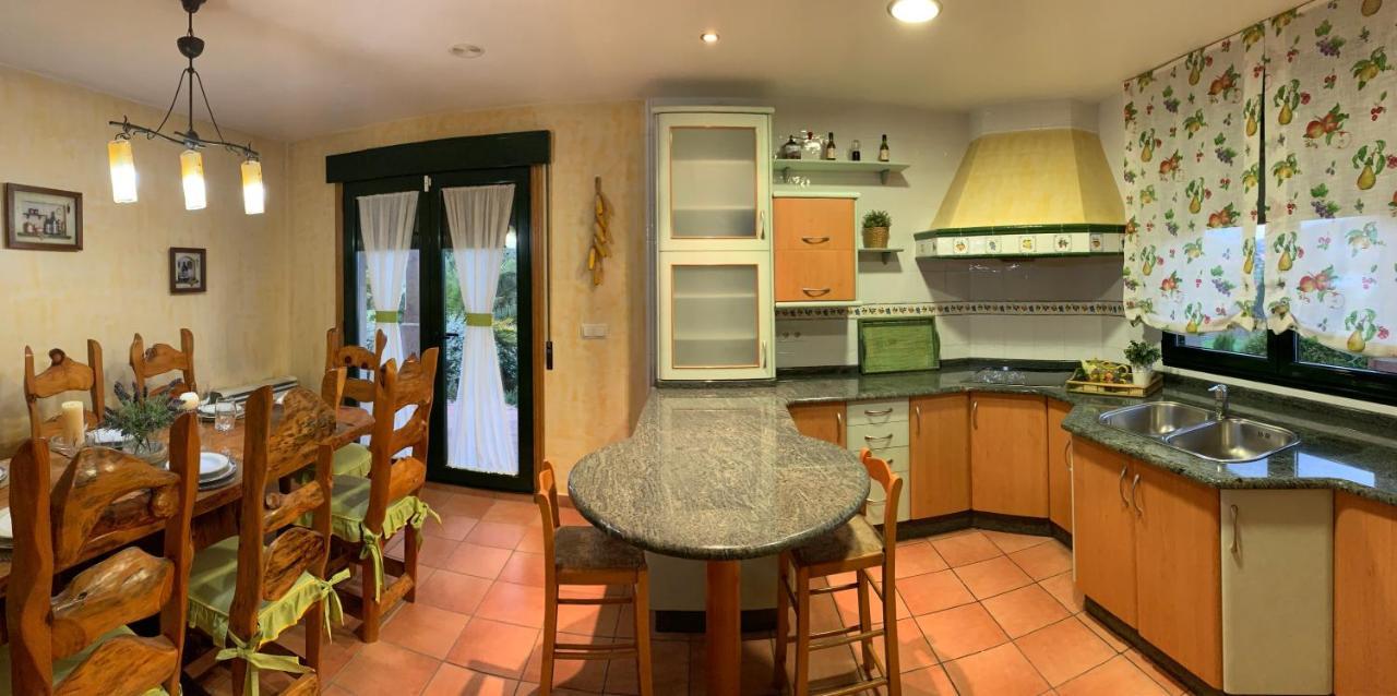 Chalet Rural 400 M Playa Piscina Barbacoa Chimenea ブエウ エクステリア 写真