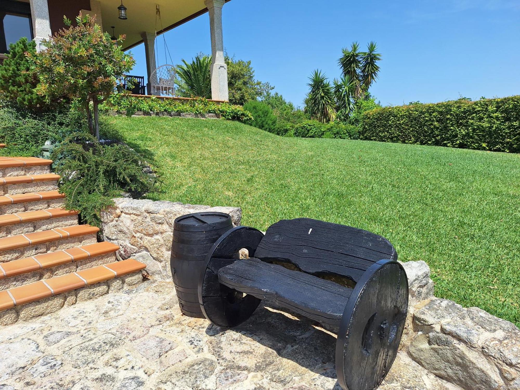 Chalet Rural 400 M Playa Piscina Barbacoa Chimenea ブエウ エクステリア 写真